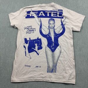 Beyonce Renaissance World Tour Shirt Mens Small‎ Discotrap Gray Heated Rwt 2023